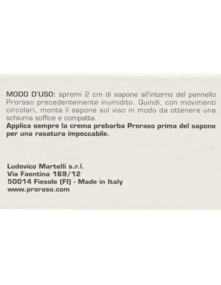 Proraso Sapone Da Barba Tubo 150ml - Per Pelli Sensibili
